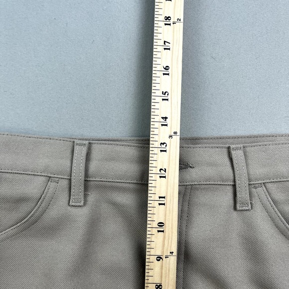 Vintage Levis Sta-Prest Pants Mens 40x34 Tan Straight Leg Dress Slacks Made USA - Picture 13 of 14